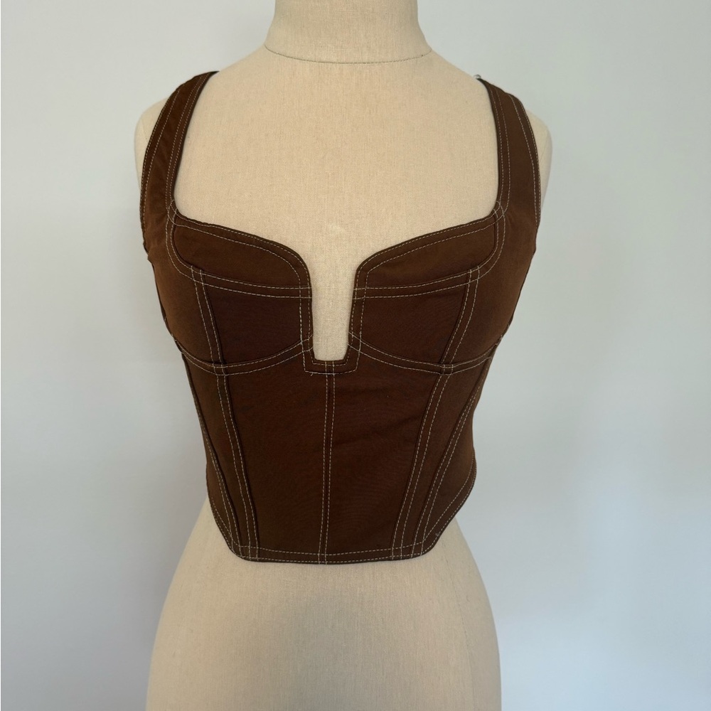 White Fox Boutique Brown Top